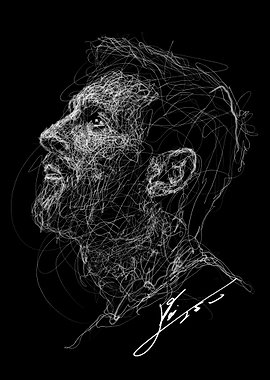 football legend scribble