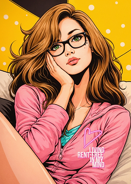 Rent - Free Pop Art Poster