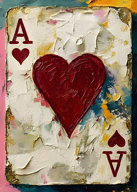 Ace of Hearts Painting