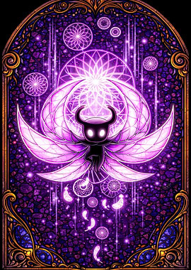 Hollow Knight Stained Glass Art