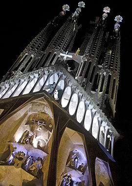 Sagrada Familia at Night
