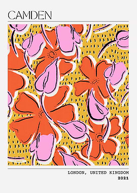 Camden Floral Poster