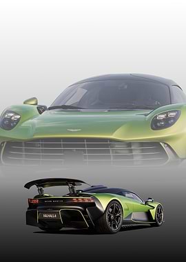Back Aston Martin Valhalla Supercar