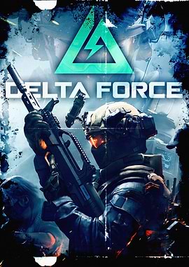 Delta Force Soldier with Rifle