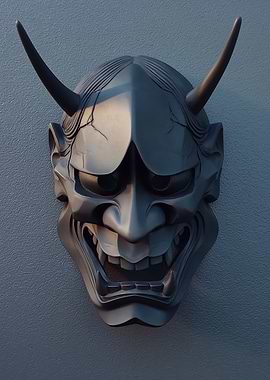 Japanese Oni Mask