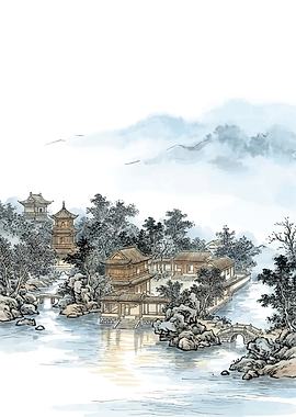 Traditional Chinese Landscape Painting