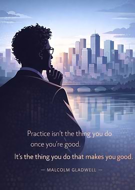 Man contemplating city skyline