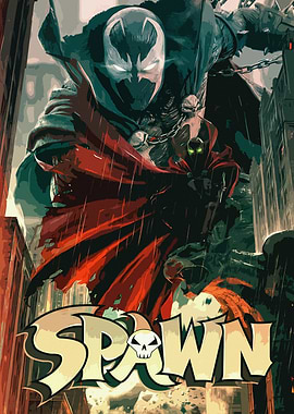 Spawn Comic Book Cover Art