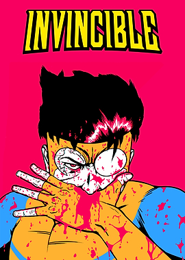 Invincible Covered in Blood