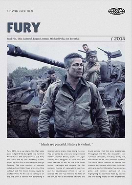 Fury Movie Poster
