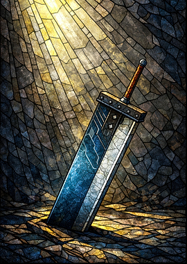 Stained Glass Buster Sword