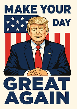 Donald Trump 'Make Your Day Great Again' Poster