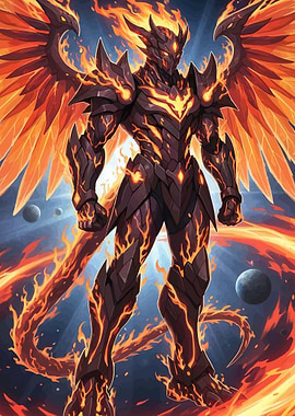 Fiery Winged Warrior