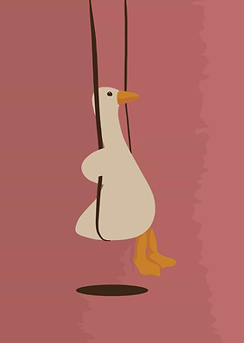 Goose on a Swing