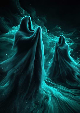 Mysterious Figures in Nebula