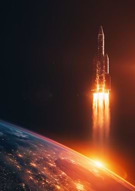 Rocket Launching from Earth