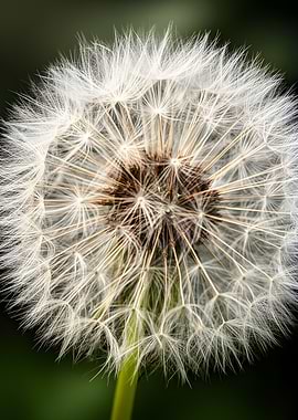Dandelion Seed Head Close-up