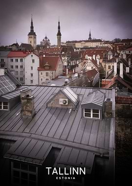 Tallinn Estonia Rooftops