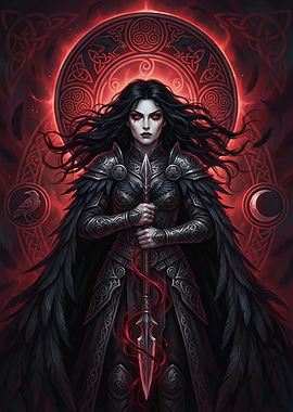 Dark Fantasy Warrior Woman