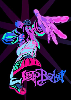 Graffiti Style LIMP BIZKIT Neon Colors