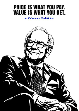 Warren Buffett Quote Poster