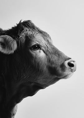 Close-up of a Cow's Head