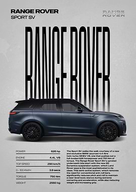 Range Rover Sport SV Poster