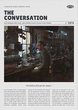 The Conversation Movie Poster