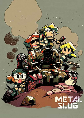 Metal Slug Characters and Vehicle