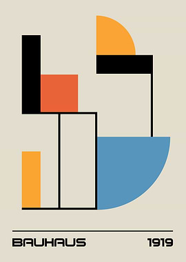 Bauhaus 1919 Abstract Geometric Art