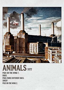 Pink Floyd Animals Album Art