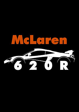 McLaren 620R Car Silhouette
