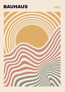 Bauhaus 1923 Abstract Landscape