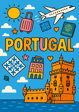 Portugal Travel Poster