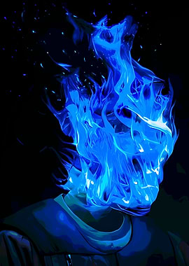 Blue Fire Head