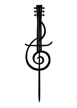 Guitar Treble Clef Fusion