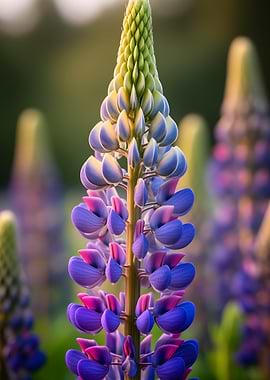 Close-up of a Lupine Flower