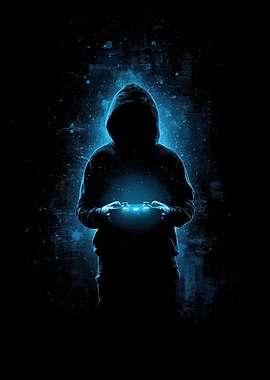 The Player – Neon Shadow Gamer