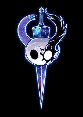 Hollow Knight Emblem with Sword