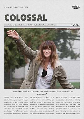 Colossal Movie Poster