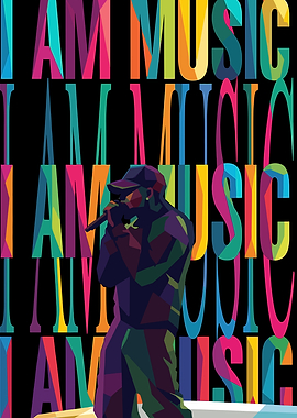I Am Music Pop Art