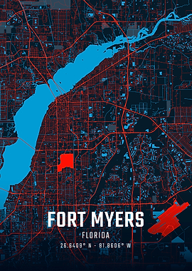 Fort Myers City Map