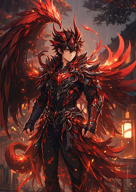 Fiery Dragon Warrior