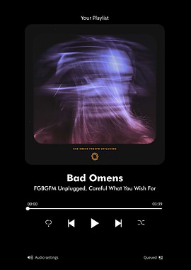 Bad Omens Music Player