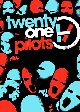 Twenty One Pilots Band Logo and Masks