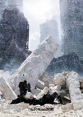 NieR: Automata 5th Anniversary Art