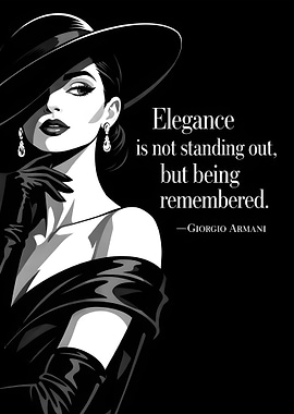 Elegant Woman Quote
