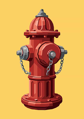 Red Fire Hydrant