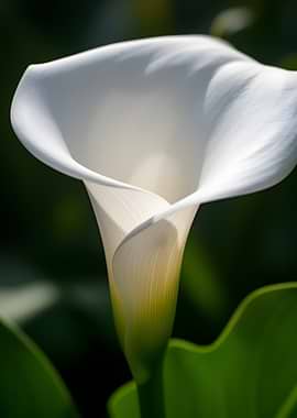 Close-up of a white Calla Lily