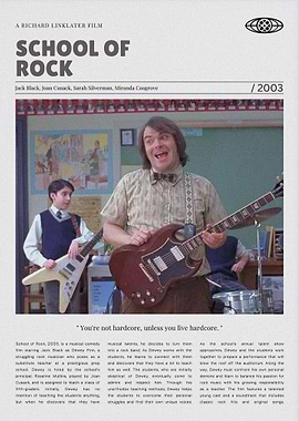 School of Rock Movie Poster